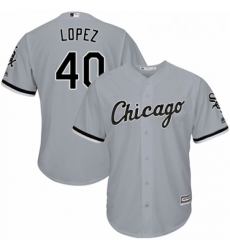 Youth Majestic Chicago White Sox 40 Reynaldo Lopez Authentic Grey Road Cool Base MLB Jersey Youth Majestic Chicago White Sox 40 Reynaldo Lopez Authentic Grey Road Cool Base MLB Jersey