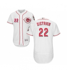 Mens Cincinnati Reds 22 Derek Dietrich White Home Flex Base Authentic Collection Baseball Jersey Mens Cincinnati Reds 22 Derek Dietrich White Home Flex Base Authentic Collection Baseball Jersey