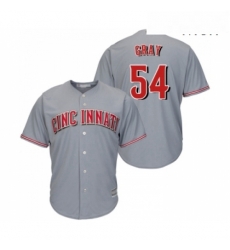 Mens Cincinnati Reds 54 Sonny Gray Replica Grey Road Cool Base Baseball Jersey Mens Cincinnati Reds 54 Sonny Gray Replica Grey Road Cool Base Baseball Jersey