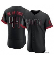 Men's Cincinnati Reds Elly De La Cruz #44 Nike Black 2023 City Connect Player Jersey Men's Cincinnati Reds Elly De La Cruz #44 Nike Black 2023 City Connect Player Jersey