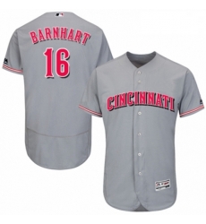 Mens Majestic Cincinnati Reds 16 Tucker Barnhart Grey Road Flex Base Authentic Collection MLB Jersey Mens Majestic Cincinnati Reds 16 Tucker Barnhart Grey Road Flex Base Authentic Collection MLB Jersey