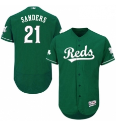Mens Majestic Cincinnati Reds 21 Reggie Sanders Green Celtic Flexbase Authentic Collection MLB Jersey Mens Majestic Cincinnati Reds 21 Reggie Sanders Green Celtic Flexbase Authentic Collection MLB Jersey