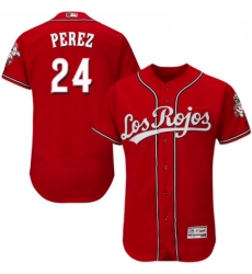 Mens Majestic Cincinnati Reds 24 Tony Perez Red Los Rojos Flexbase Authentic Collection MLB Jersey Mens Majestic Cincinnati Reds 24 Tony Perez Red Los Rojos Flexbase Authentic Collection MLB Jersey