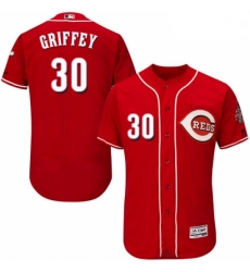 Mens Majestic Cincinnati Reds 30 Ken Griffey Red Alternate Flex Base Authentic Collection MLB Jersey Mens Majestic Cincinnati Reds 30 Ken Griffey Red Alternate Flex Base Authentic Collection MLB Jersey