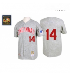 Mens Mitchell and Ness Cincinnati Reds 14 Pete Rose Replica Grey 1969 Throwback MLB Jersey Mens Mitchell and Ness Cincinnati Reds 14 Pete Rose Replica Grey 1969 Throwback MLB Jersey