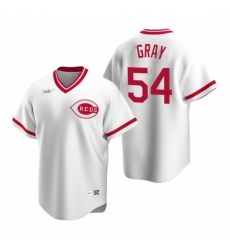 Mens Nike Cincinnati Reds 54 Sonny Gray White Cooperstown Collection Home Stitched Baseball Jersey Mens Nike Cincinnati Reds 54 Sonny Gray White Cooperstown Collection Home Stitched Baseball Jersey