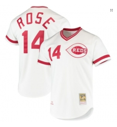 Pete Rose Cincinnati Reds Mitchell Ness Cooperstown Collection Jersey White Jersey Pete Rose Cincinnati Reds Mitchell Ness Cooperstown Collection Jersey White Jersey