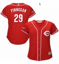 Womens Majestic Cincinnati Reds 29 Brandon Finnegan Authentic Red Alternate Cool Base MLB Jersey Womens Majestic Cincinnati Reds 29 Brandon Finnegan Authentic Red Alternate Cool Base MLB Jersey