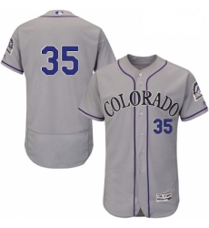 Mens Majestic Colorado Rockies 35 Chad Bettis Grey Flexbase Authentic Collection MLB Jersey Mens Majestic Colorado Rockies 35 Chad Bettis Grey Flexbase Authentic Collection MLB Jersey