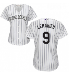 Womens Majestic Colorado Rockies 9 DJ LeMahieu Replica White Home Cool Base MLB Jersey Womens Majestic Colorado Rockies 9 DJ LeMahieu Replica White Home Cool Base MLB Jersey