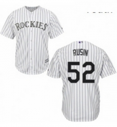 Youth Majestic Colorado Rockies 52 Chris Rusin Replica White Home Cool Base MLB Jersey Youth Majestic Colorado Rockies 52 Chris Rusin Replica White Home Cool Base MLB Jersey