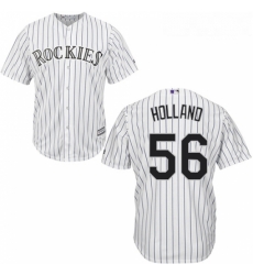 Youth Majestic Colorado Rockies 56 Greg Holland Replica White Home Cool Base MLB Jersey Youth Majestic Colorado Rockies 56 Greg Holland Replica White Home Cool Base MLB Jersey