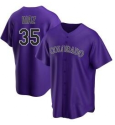 Youth Nike Colorado Rockies 35 Elias Diaz Purple Cool Base MLB Jersey Youth Nike Colorado Rockies 35 Elias Diaz Purple Cool Base MLB Jersey