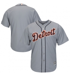 MLB Tigers Blank Orange Grey Cool Base Men Jersey MLB Tigers Blank Orange Grey Cool Base Men Jersey