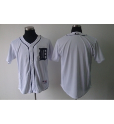 MLB Tigers Blank White Blank Cool Base Men Jersey II MLB Tigers Blank White Blank Cool Base Men Jersey II