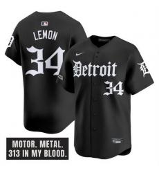 Men Detroit Tigers 34 Chet Lemon Black 27Motor Gothic Edition 27 Vapor Premier Limited Stitched Baseball Jersey Men Detroit Tigers 34 Chet Lemon Black 27Motor Gothic Edition 27 Vapor Premier Limited Stitched Baseball Jersey
