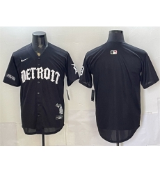 Men Detroit Tigers Blank 2026 Black  Motor Gothic Edition  Vapor Premier Limited Stitched Baseball Jersey