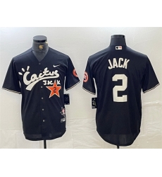 Men Houston Astros 2 Alex Bregman Black Cactus Jack Vapor Premier Limited Stitched Baseball Jersey Men Houston Astros 2 Alex Bregman Black Cactus Jack Vapor Premier Limited Stitched Baseball Jersey