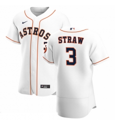 Men Houston Astros 3 Myles Straw Men Nike White Home 2020 Flex Base Player MLB Jersey Men Houston Astros 3 Myles Straw Men Nike White Home 2020 Flex Base Player MLB Jersey