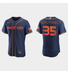 Men Houston Astros 35 Justin Verlander 2022 Navy City Connect Flex Base Stitched Baseball jersey Men Houston Astros 35 Justin Verlander 2022 Navy City Connect Flex Base Stitched Baseball jersey