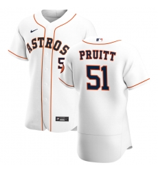 Men Houston Astros 51 Austin Pruitt Men Nike White Home 2020 Flex Base Player MLB Jersey Men Houston Astros 51 Austin Pruitt Men Nike White Home 2020 Flex Base Player MLB Jersey