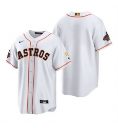 Men Houston Astros Blank White Gold 2022 World Series Champions Stitched Baseball Jersey Men Houston Astros Blank White Gold 2022 World Series Champions Stitched Baseball Jersey