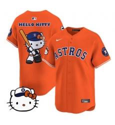 Men Houston Astros Orange Hello Kitty Limited Stitched Baseball Jersey Men Houston Astros Orange Hello Kitty Limited Stitched Baseball Jersey