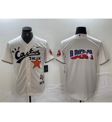 Men Houston Astros Team Big Logo Cream Cactus Jack Vapor Premier Limited Stitched Baseball Jersey Men Houston Astros Team Big Logo Cream Cactus Jack Vapor Premier Limited Stitched Baseball Jersey