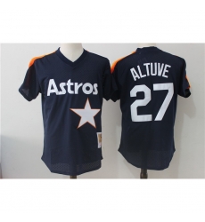 Men Mitchell and Ness 1988 Houston Astros 27 Jose AltuveJose altuve Navy Blue Throwback MLB Jersey Men Mitchell and Ness 1988 Houston Astros 27 Jose AltuveJose altuve Navy Blue Throwback MLB Jersey