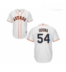 Mens Houston Astros 54 Roberto Osuna Replica White Home Cool Base Baseball Jersey Mens Houston Astros 54 Roberto Osuna Replica White Home Cool Base Baseball Jersey