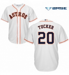 Mens Majestic Houston Astros 20 Preston Tucker Replica White Home Cool Base MLB Jersey Mens Majestic Houston Astros 20 Preston Tucker Replica White Home Cool Base MLB Jersey