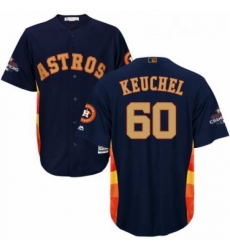 Mens Majestic Houston Astros 60 Dallas Keuchel Replica Navy Blue Alternate 2018 Gold Program Cool Base MLB Jersey Mens Majestic Houston Astros 60 Dallas Keuchel Replica Navy Blue Alternate 2018 Gold Program Cool Base MLB Jersey