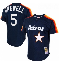 Mens Mitchell and Ness 1988 Houston Astros 5 Jeff Bagwell Replica Navy Blue Throwback MLB Jersey Mens Mitchell and Ness 1988 Houston Astros 5 Jeff Bagwell Replica Navy Blue Throwback MLB Jersey