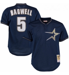 Mens Mitchell and Ness 1997 Houston Astros 5 Jeff Bagwell Authentic Navy Blue Throwback MLB Jersey Mens Mitchell and Ness 1997 Houston Astros 5 Jeff Bagwell Authentic Navy Blue Throwback MLB Jersey