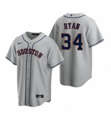 Mens Nike Houston Astros 34 Nolan Ryan Gray Road Stitched Baseball Jerse Mens Nike Houston Astros 34 Nolan Ryan Gray Road Stitched Baseball Jerse