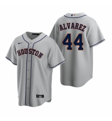 Mens Nike Houston Astros 44 Yordan Alvarez Gray Road Stitched Baseball Jersey Mens Nike Houston Astros 44 Yordan Alvarez Gray Road Stitched Baseball Jersey