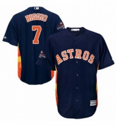Youth Majestic Houston Astros 7 Craig Biggio Replica Navy Blue Alternate 2017 World Series Champions Cool Base MLB Jersey Youth Majestic Houston Astros 7 Craig Biggio Replica Navy Blue Alternate 2017 World Series Champions Cool Base MLB Jersey