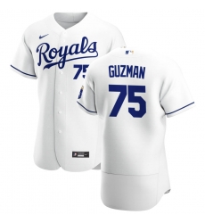 Men Kansas City Royals 75 Jeison Guzman Men Nike White Home 2020 Flex Base Player MLB Jersey Men Kansas City Royals 75 Jeison Guzman Men Nike White Home 2020 Flex Base Player MLB Jersey