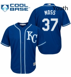 Youth Majestic Kansas City Royals 37 Brandon Moss Authentic Blue Alternate 2 Cool Base MLB Jersey Youth Majestic Kansas City Royals 37 Brandon Moss Authentic Blue Alternate 2 Cool Base MLB Jersey