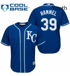 Youth Majestic Kansas City Royals 39 Jason Hammel Replica Blue Alternate 2 Cool Base MLB Jersey Youth Majestic Kansas City Royals 39 Jason Hammel Replica Blue Alternate 2 Cool Base MLB Jersey
