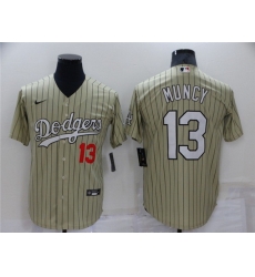 Men Los Angeles Dodgers 13 Max Muncy Cream Throwback Stitched Baseball Jerseys Men Los Angeles Dodgers 13 Max Muncy Cream Throwback Stitched Baseball Jerseys