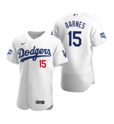Men Los Angeles Dodgers 15 Austin Barnes White 2020 World Series Champions Flex Base Jersey Men Los Angeles Dodgers 15 Austin Barnes White 2020 World Series Champions Flex Base Jersey