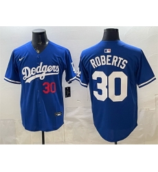 Men Los Angeles Dodgers 30 Dave Roberts Royal 2026 Limited Stitched Baseball Jersey Men Los Angeles Dodgers 30 Dave Roberts Royal 2026 Limited Stitched Baseball Jersey
