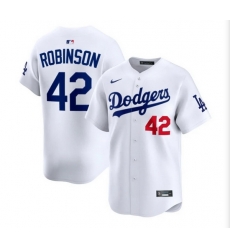 Men Los Angeles Dodgers 42 Jackie Robinson White Throwback Cooperstown Collection Limited Stitched Nike Baseball Jersey Men Los Angeles Dodgers 42 Jackie Robinson White Throwback Cooperstown Collection Limited Stitched Nike Baseball Jersey