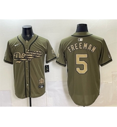 Men Los Angeles Dodgers 5 Freddie Freeman Olive 2026 Armed Forces Day Stitched Baseball Jerseys Men Los Angeles Dodgers 5 Freddie Freeman Olive 2026 Armed Forces Day Stitched Baseball Jerseys