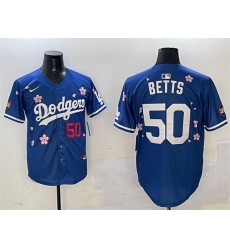 Men Los Angeles Dodgers 50 Mookie Betts Royal 2025 Tokyo Series Limited Stitched Baseball Jersey Men Los Angeles Dodgers 50 Mookie Betts Royal 2025 Tokyo Series Limited Stitched Baseball Jersey