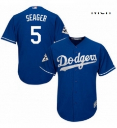 Mens Majestic Los Angeles Dodgers 5 Corey Seager Replica Royal Blue Alternate 2017 World Series Bound Cool Base MLB Jersey Mens Majestic Los Angeles Dodgers 5 Corey Seager Replica Royal Blue Alternate 2017 World Series Bound Cool Base MLB Jersey