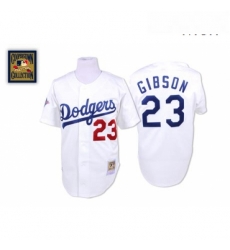 Mens Mitchell and Ness Los Angeles Dodgers 23 Kirk Gibson Replica White Throwback MLB Jersey Mens Mitchell and Ness Los Angeles Dodgers 23 Kirk Gibson Replica White Throwback MLB Jersey