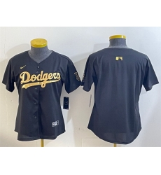 Women Los Angeles Dodgers Blank Black Gold Limited Stitched Baseball Jersey 28Run Small 29 Women Los Angeles Dodgers Blank Black Gold Limited Stitched Baseball Jersey 28Run Small 29