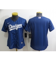 Women Los Angeles Dodgers Blank Blue Stitched Baseball Jersey Women Los Angeles Dodgers Blank Blue Stitched Baseball Jersey